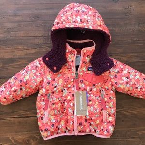 Patagonia Baby Jacket Floral Reversible 3-6 Months
